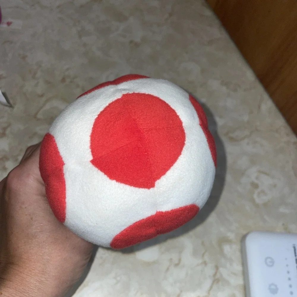 2017 Nintendo licensed Super‎ Mario Plush Toy 8 Toad CLEAN